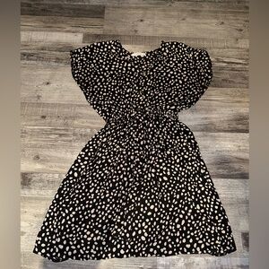 Stylish Black and White Dress